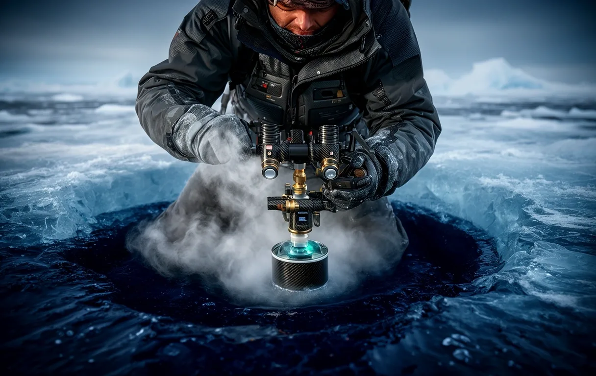Arctic exploration physics simulation