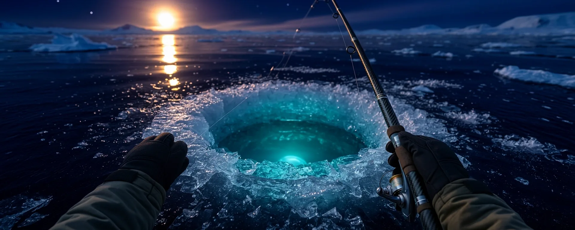 Arctic midnight sun